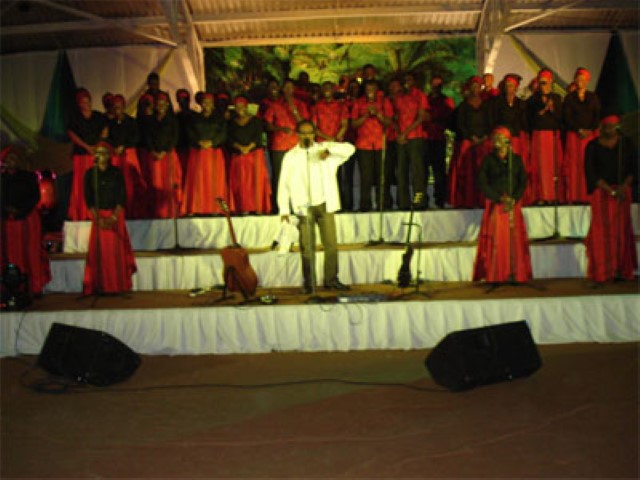 promotional shot of Ben Okafor, reggae musician