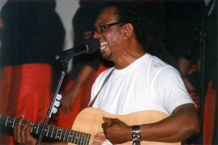 promotional shot of Ben Okafor, reggae musician